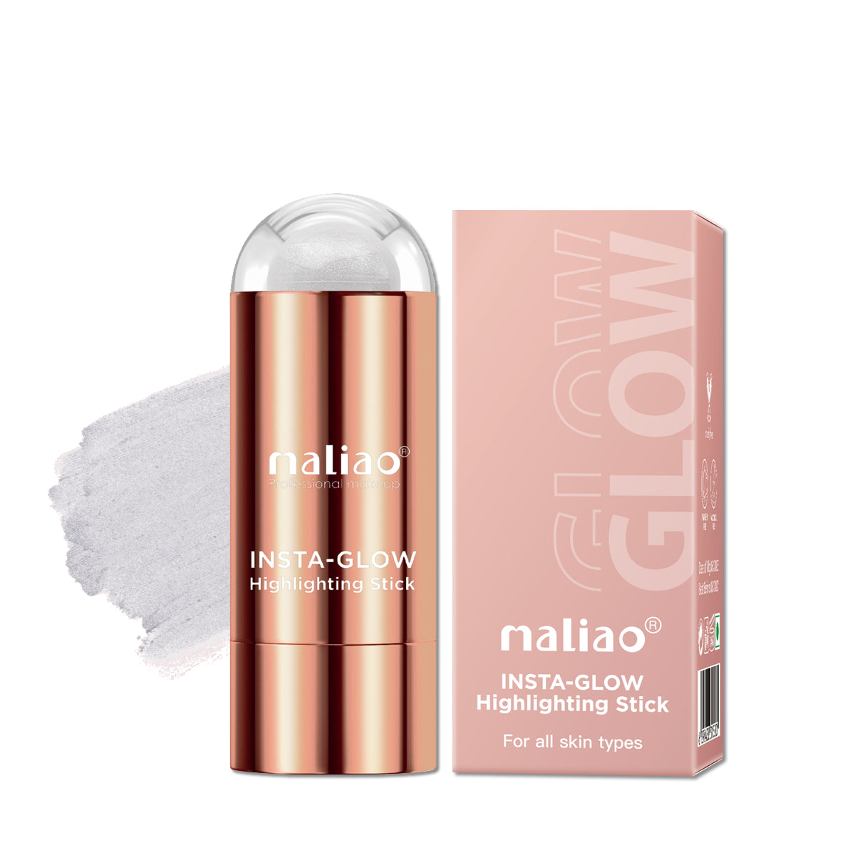 Maliao, DewySkin, LuminousComplexion, HighlighterStick, RadiantGlow, MakeupEssentials, HighlightingStick, InstaGlow,